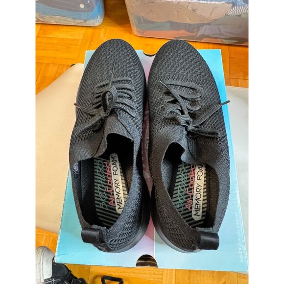 Skechers Ultra Flex Statements Sneakers Black Sz 8.5 Air Cooled Memory Foam NWB - Picture 4 of 7